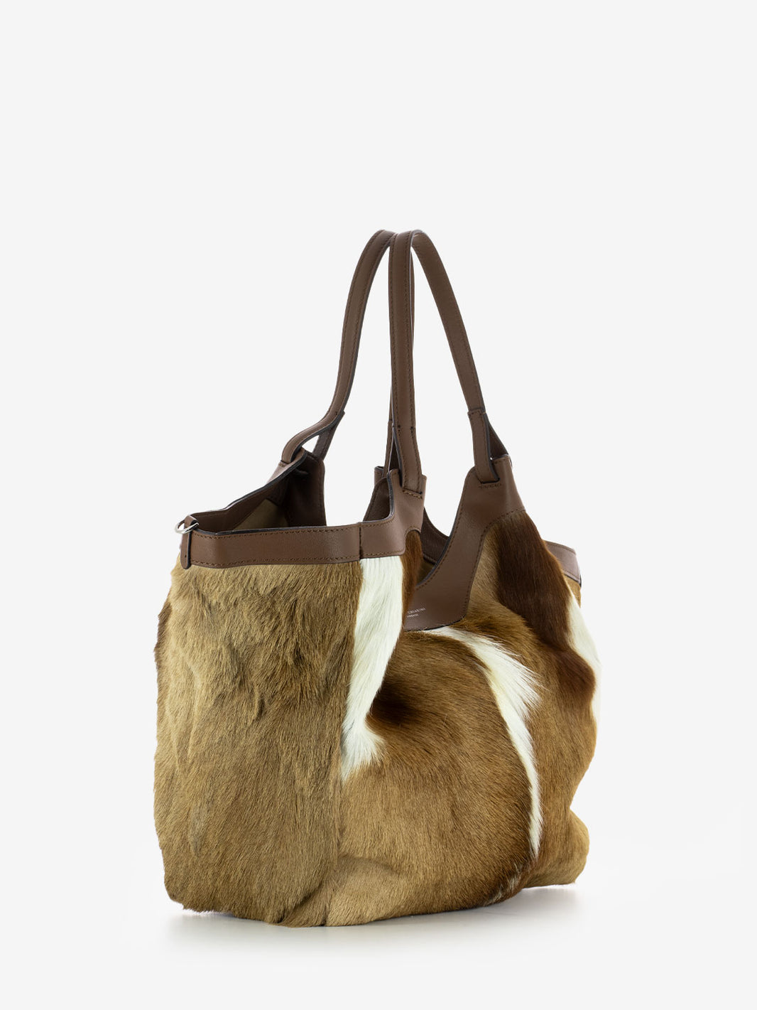 Borsa Dua in pelle naturale