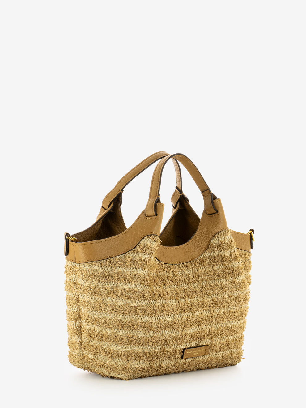 Dua bag in natural raffia