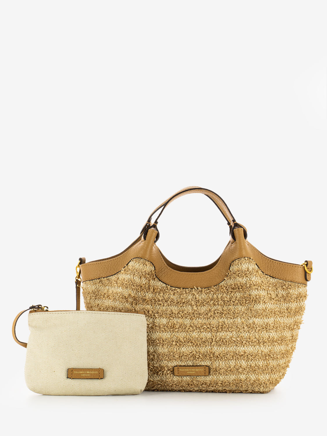 Dua bag in natural raffia