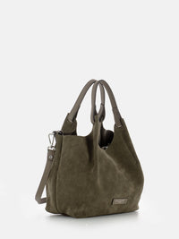 Dua bag in deerskin suede