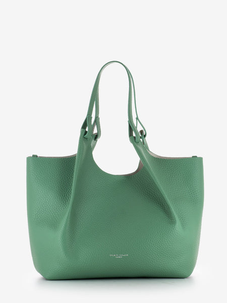 Borsa Dua large in pelle menta