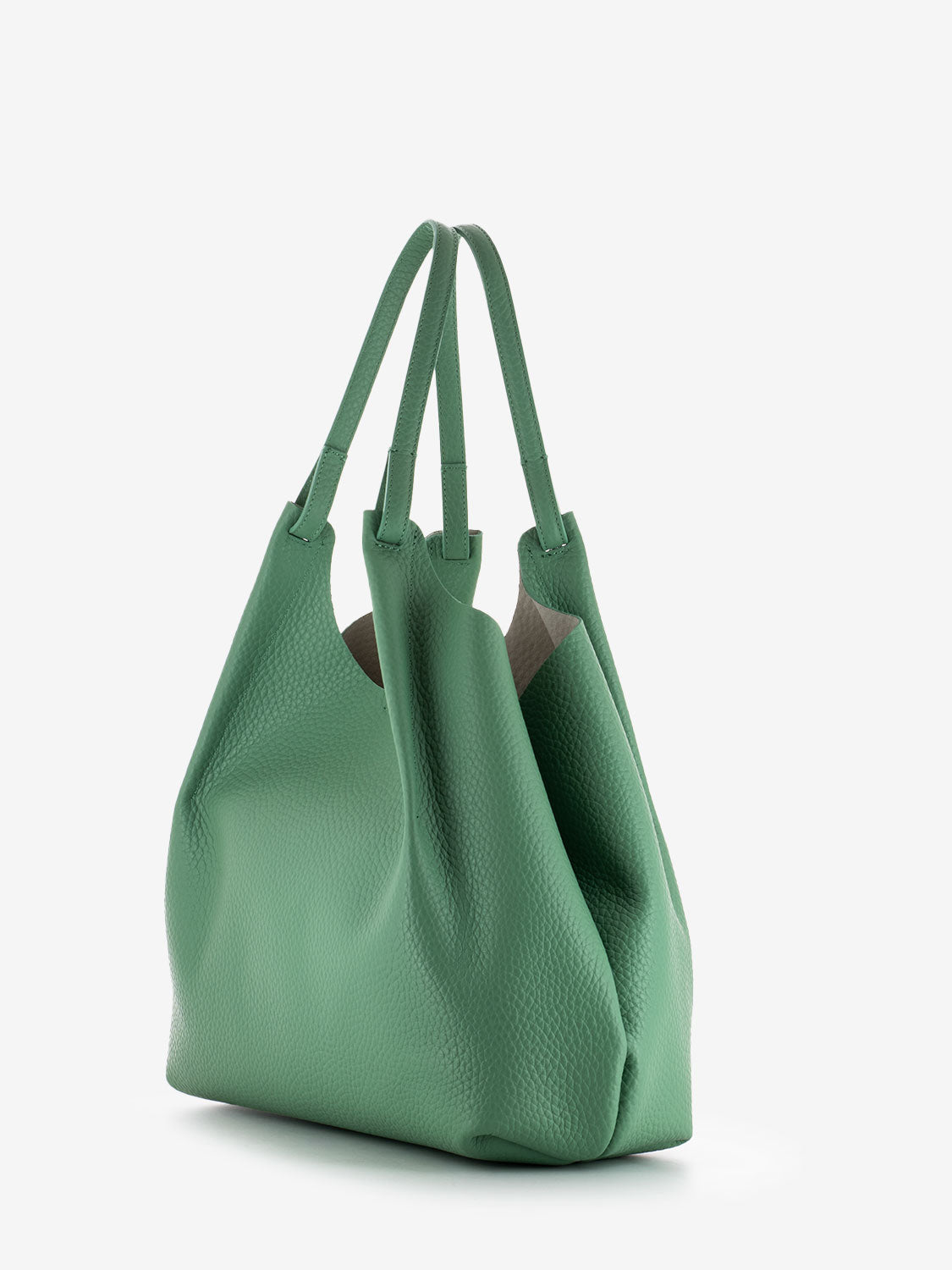 Borsa Dua large in pelle menta