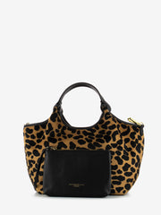 GIANNI CHIARINI - Borsa Dua small in cavallino leopardata