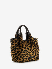 GIANNI CHIARINI - Borsa Dua small in cavallino leopardata