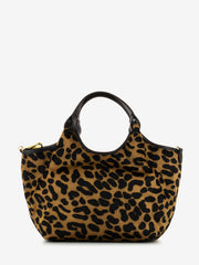 GIANNI CHIARINI - Borsa Dua small in cavallino leopardata