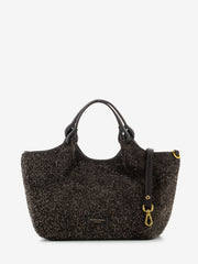 GIANNI CHIARINI - Borsa Dua small in suede brown