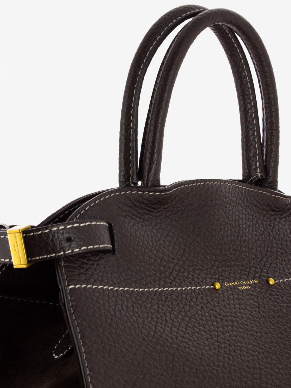 Borsa Farah in pelle espresso