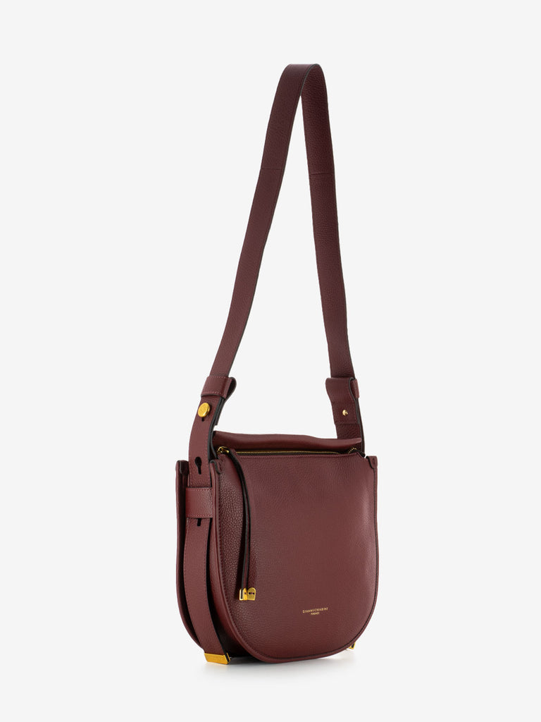 GIANNI CHIARINI - Borsa Ginevra in pelle bordeaux