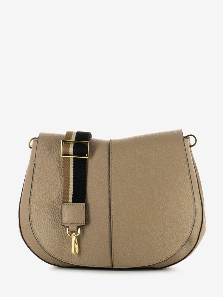 GIANNI CHIARINI - Borsa Helena large in pelle beige