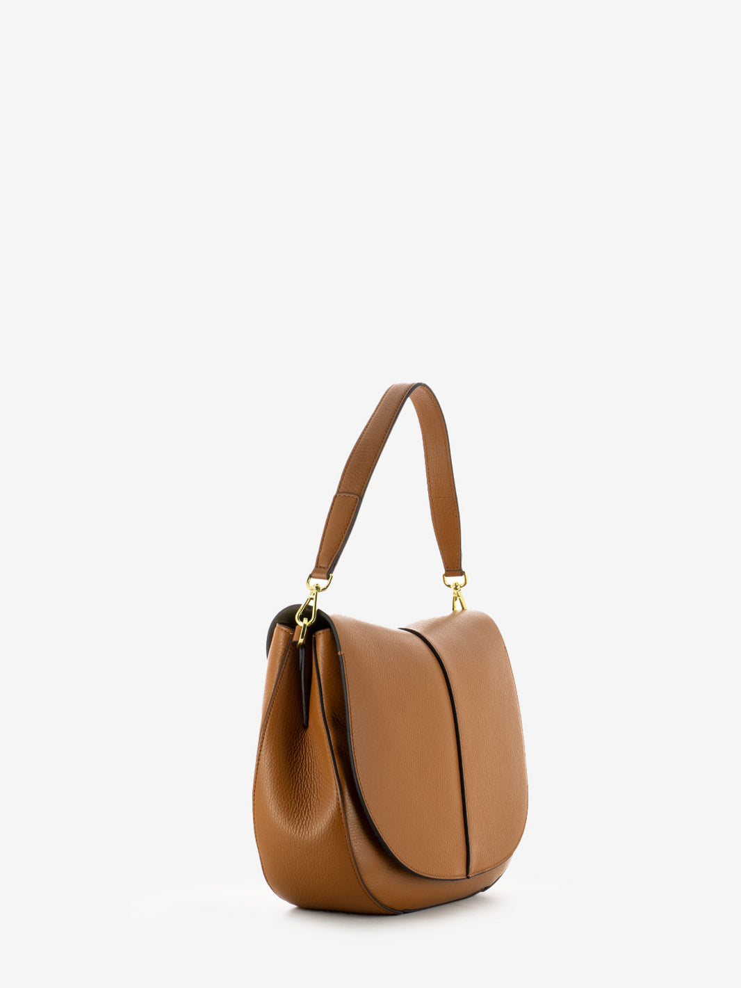 Borsa Helena large in pelle caramello