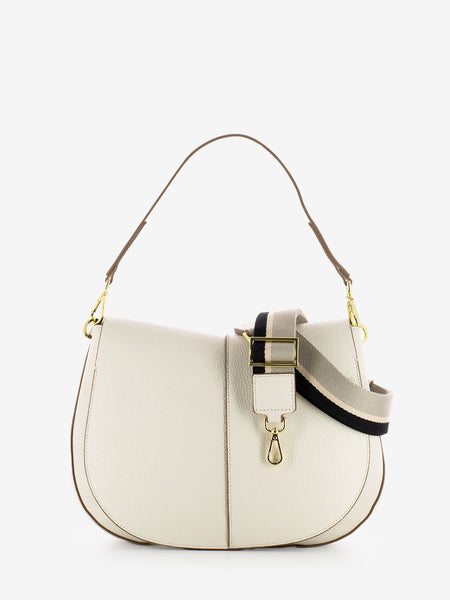 Borsa Helena large in pelle marble