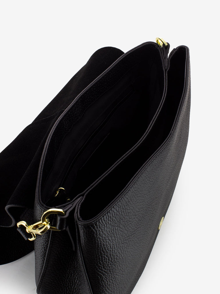 GIANNI CHIARINI - Borsa Helena large in pelle nera