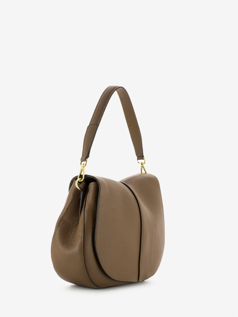 GIANNI CHIARINI - Borsa Helena round large castoro