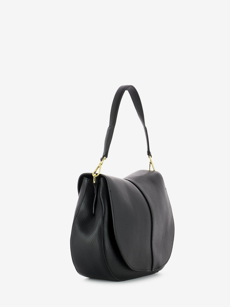 GIANNI CHIARINI - Borsa Helena round large nero