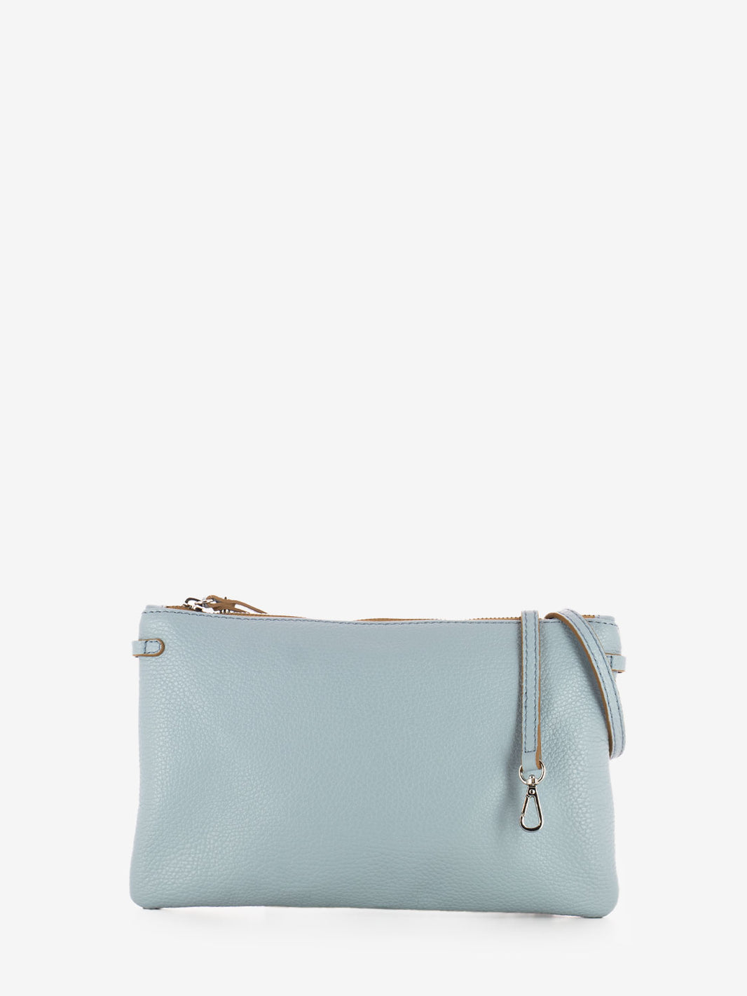 Borsa Hermy in pelle sky