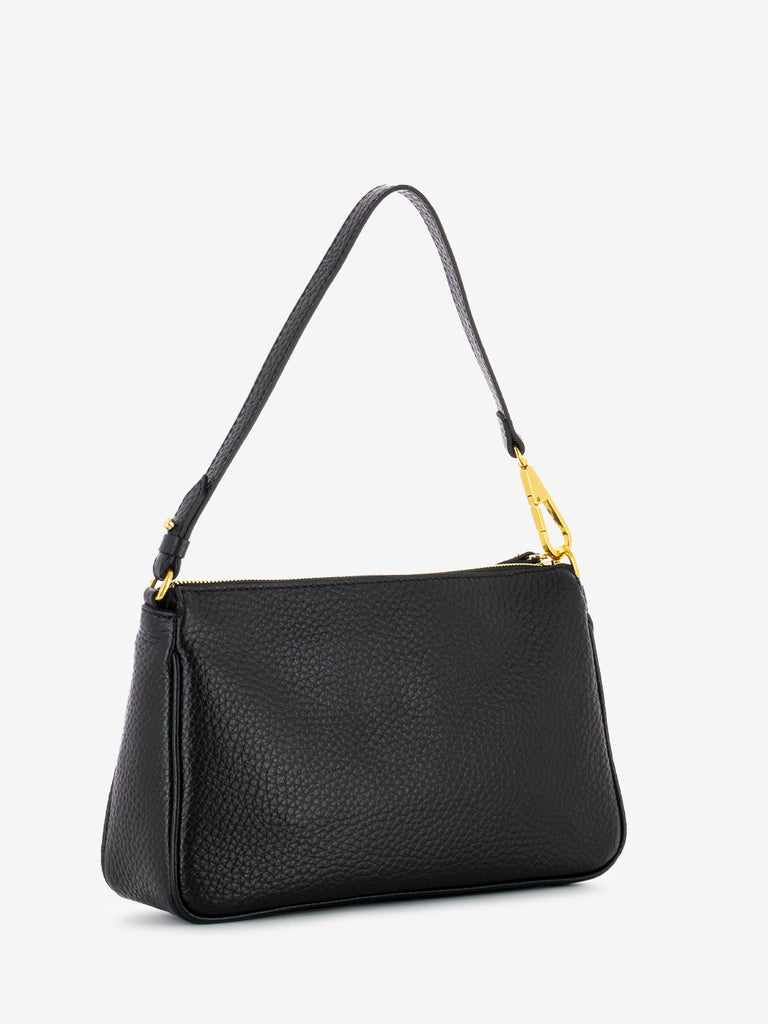 GIANNI CHIARINI - Borsa in pelle Brooke nera