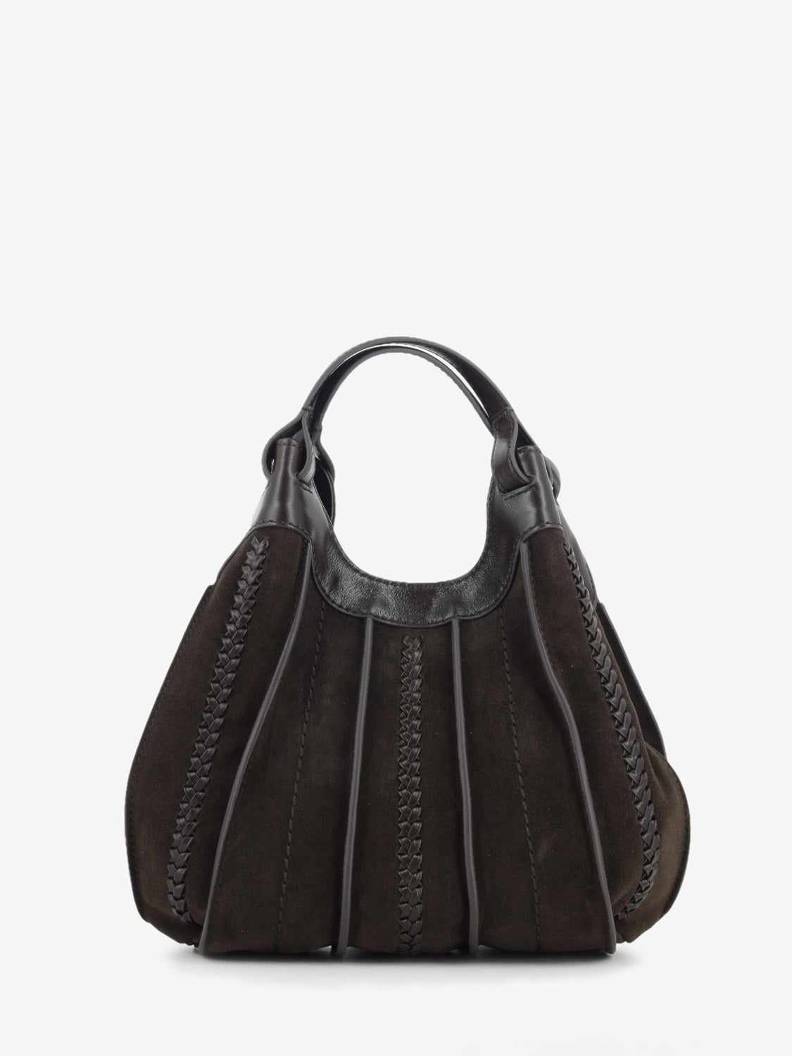 Borsa in pelle Dua espresso