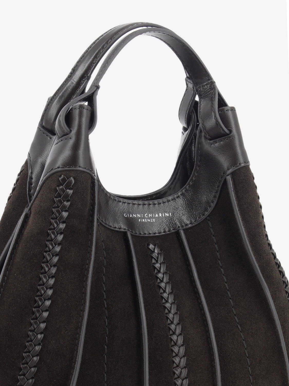 Borsa in pelle Dua espresso