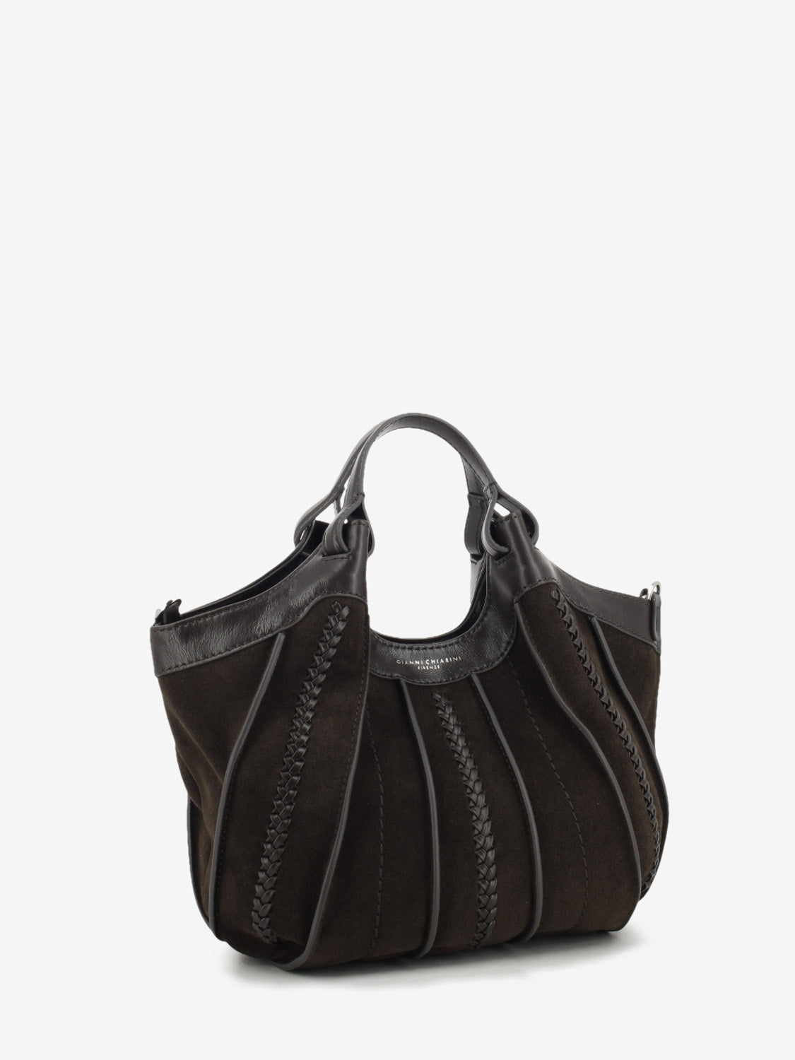 Borsa in pelle Dua espresso