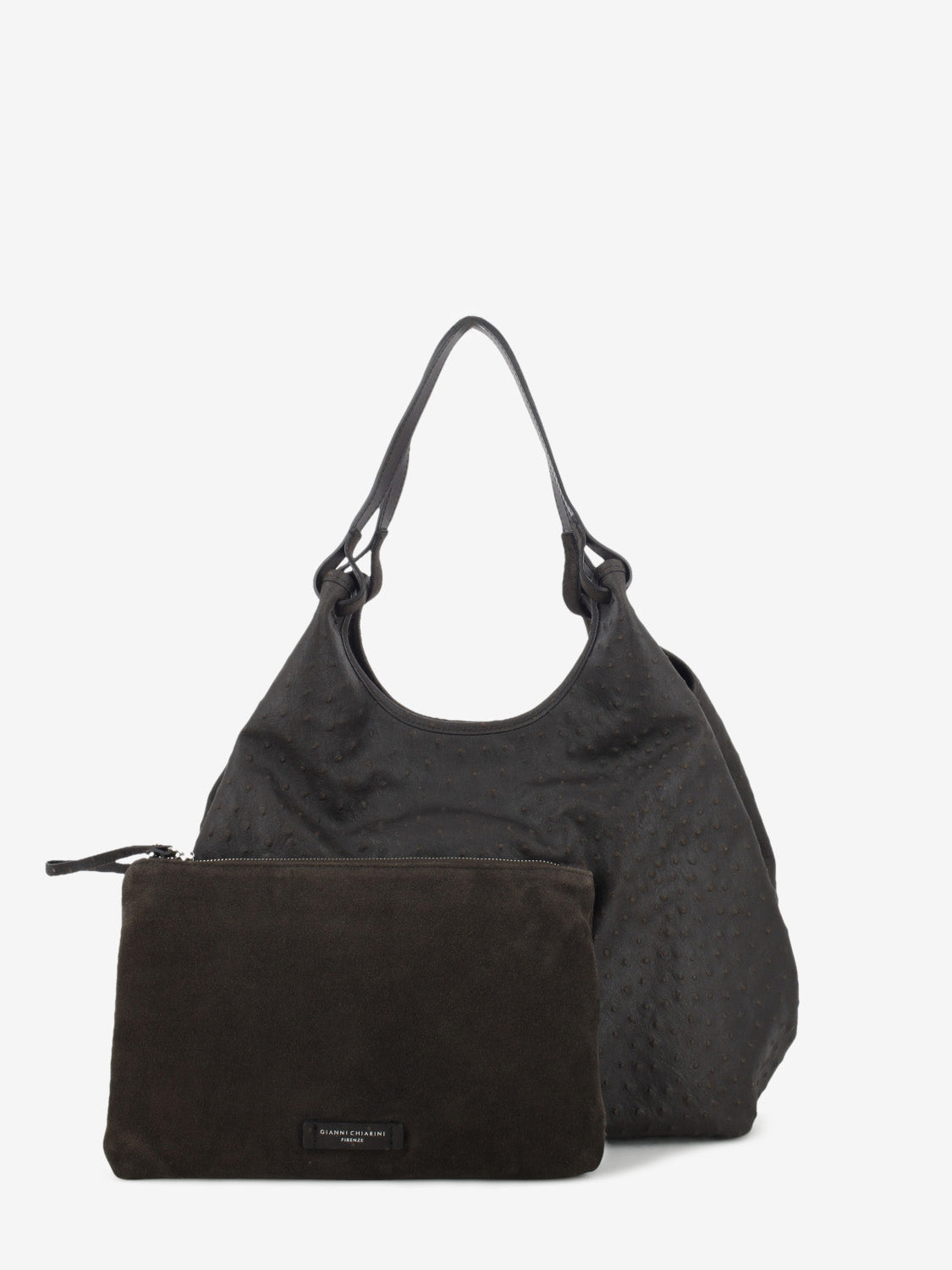 Borsa in pelle Dua espresso