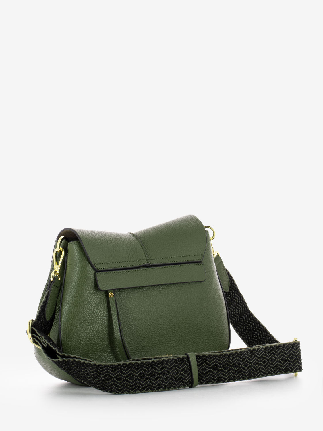 Borsa in pelle Helena round deep fir