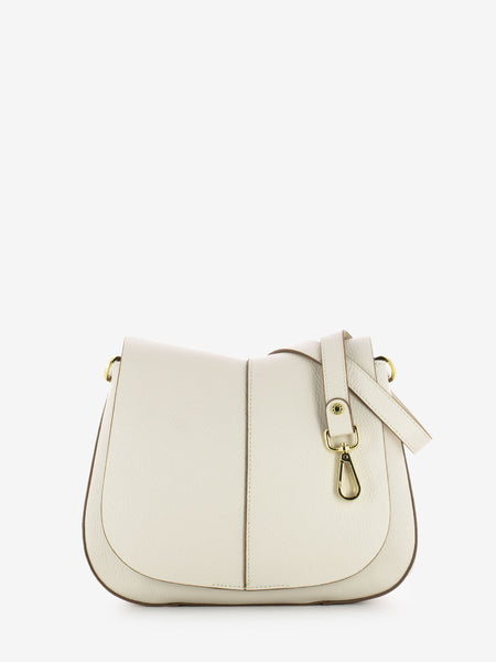 Borsa in pelle Helena round marble