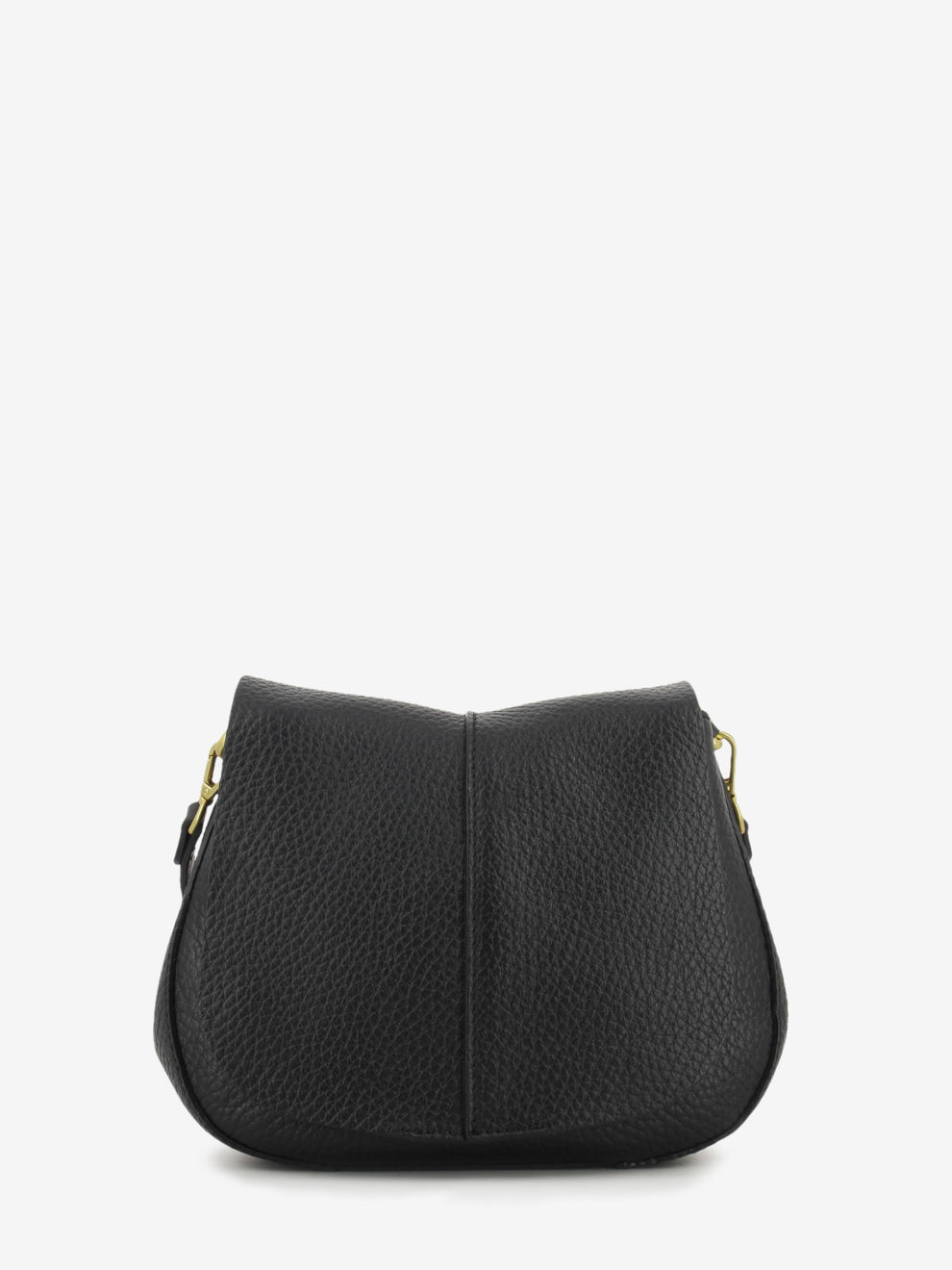 Borsa in pelle Helena Round nera
