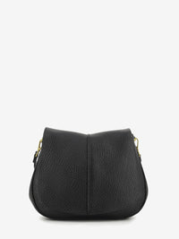 Borsa in pelle Helena Round nera