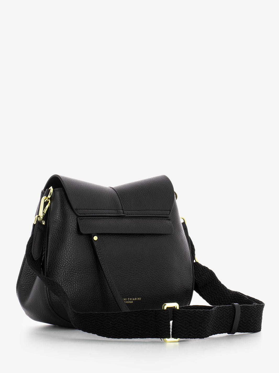 Borsa in pelle Helena round nero