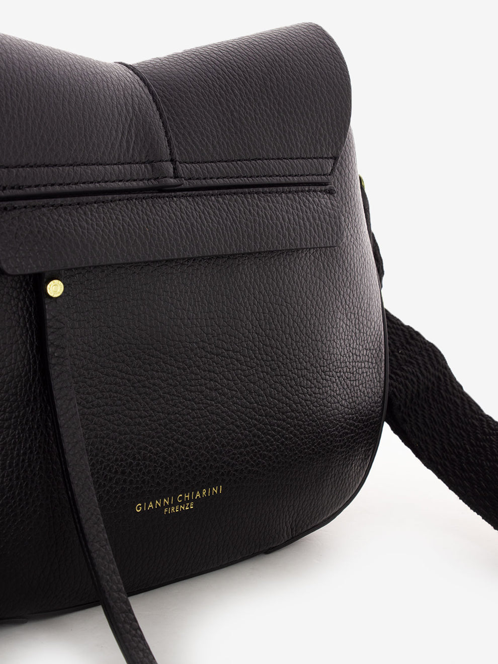 Borsa in pelle Helena round nero