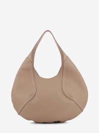 Zeudi clay hammered leather bag
