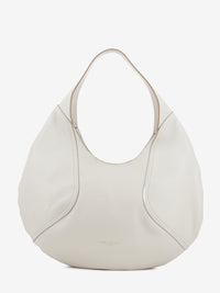 Zeudi sand hammered leather bag