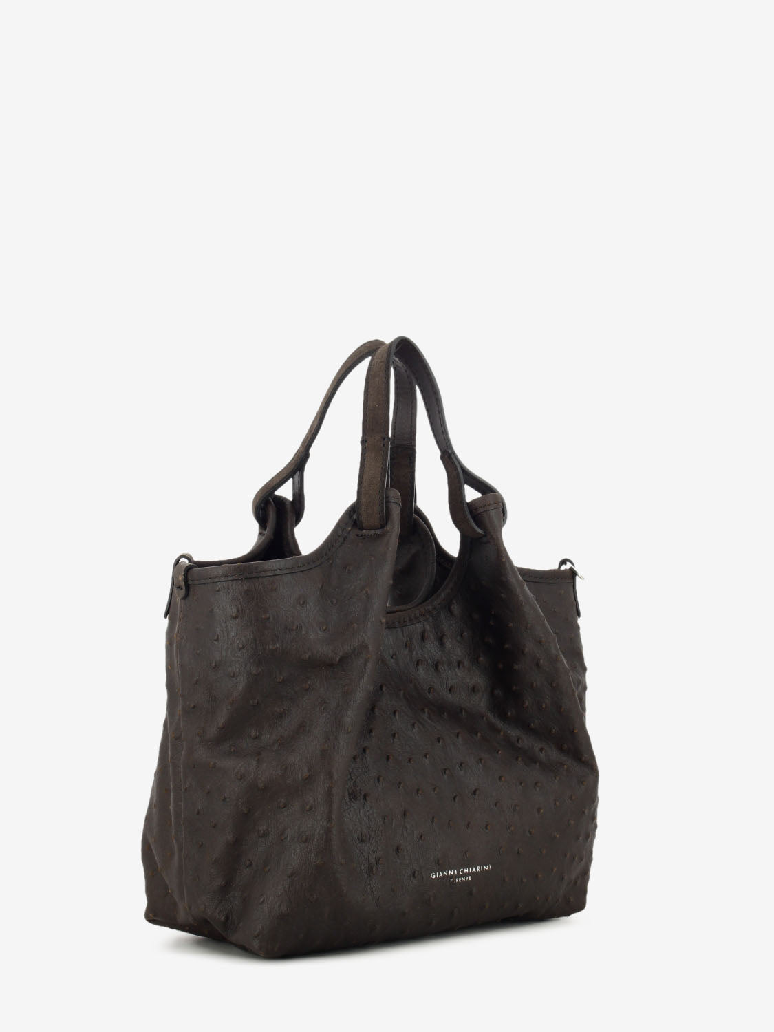 Borsa in pelle Stemu Dua espresso