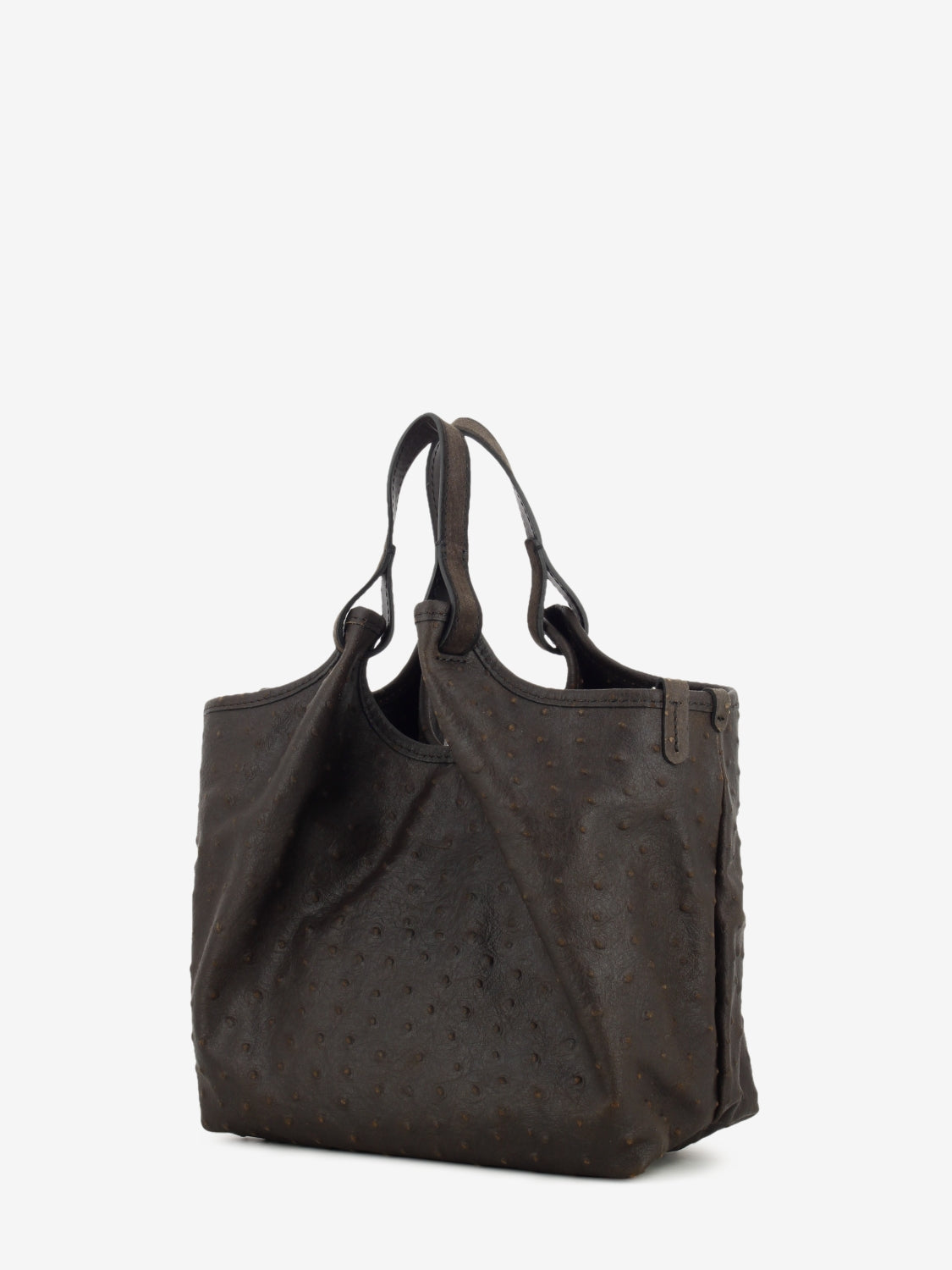 Borsa in pelle Stemu Dua espresso