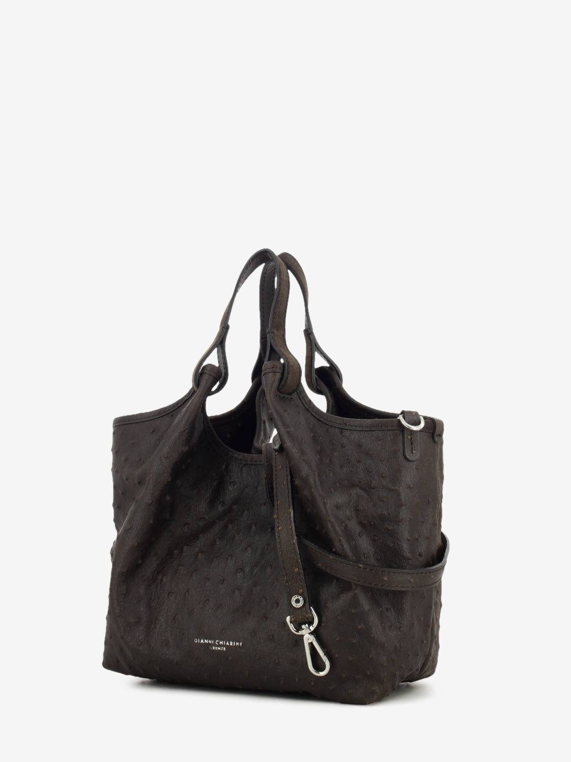 Borsa in pelle Stemu Dua espresso