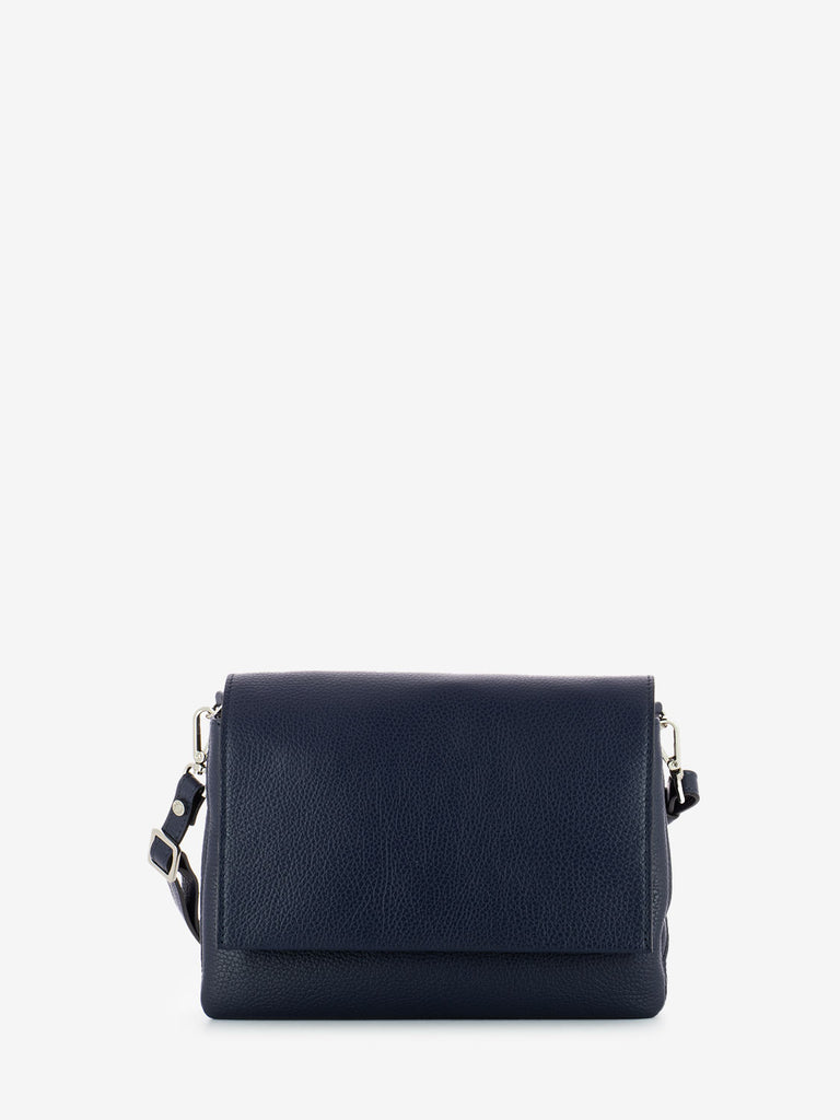 GIANNI CHIARINI - Borsa in pelle Three navy