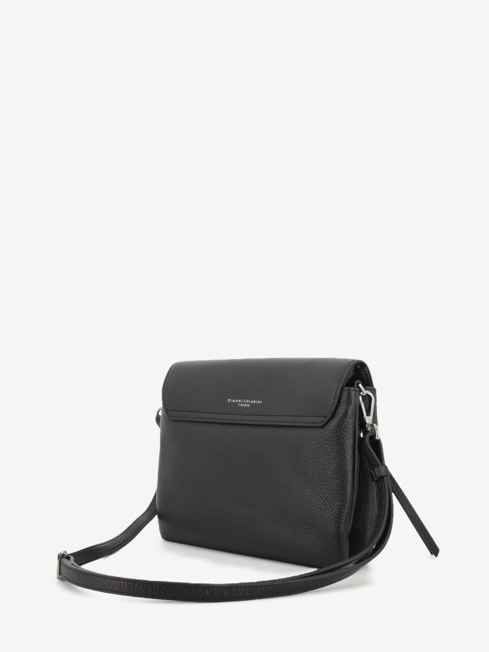 Three black leather bag
