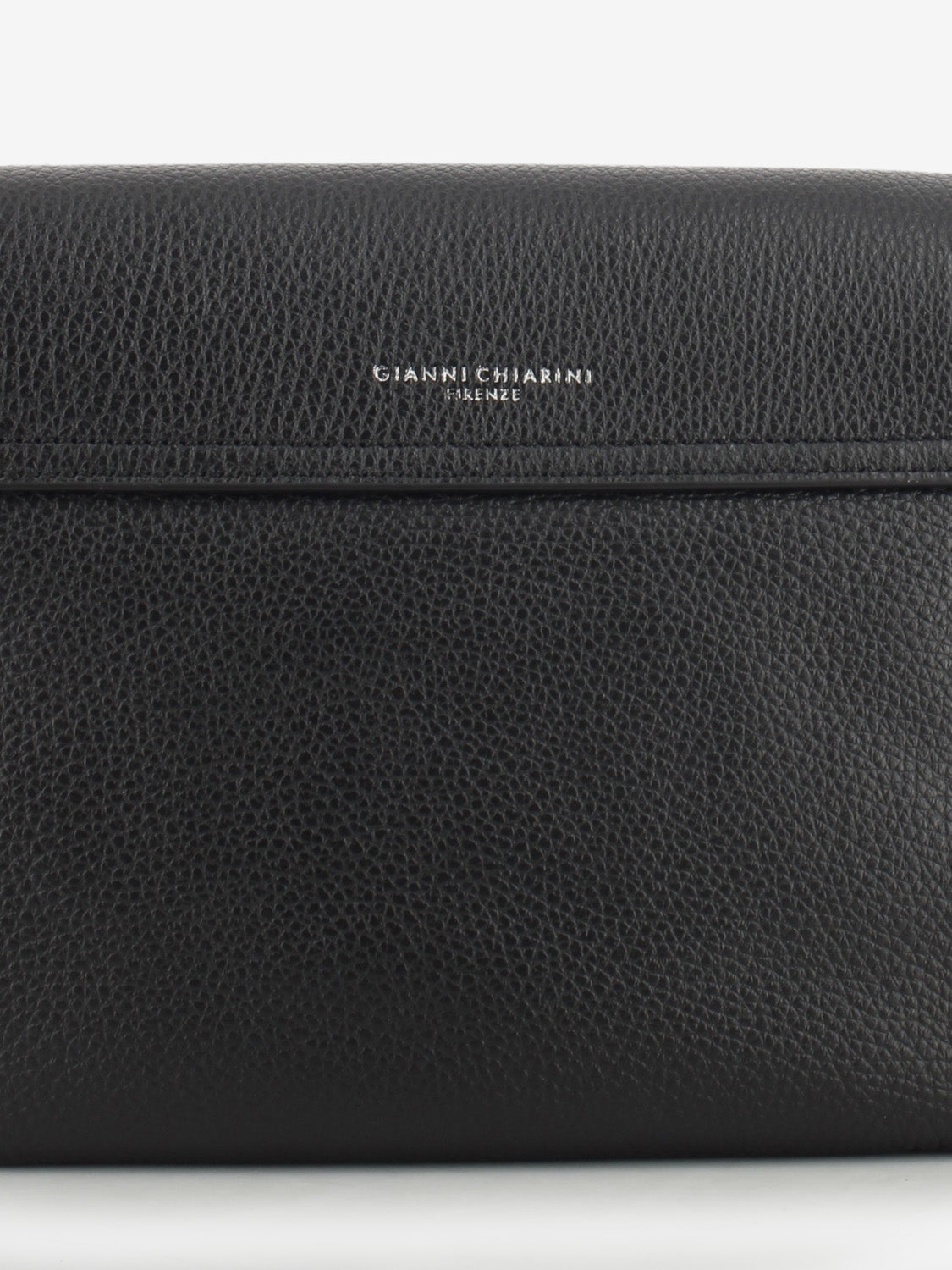Three black leather bag