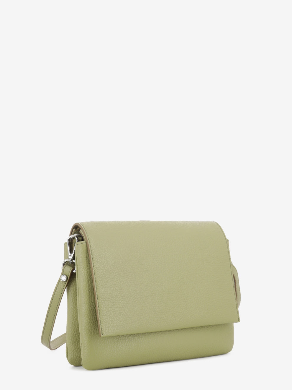 Borsa in pelle Three verde