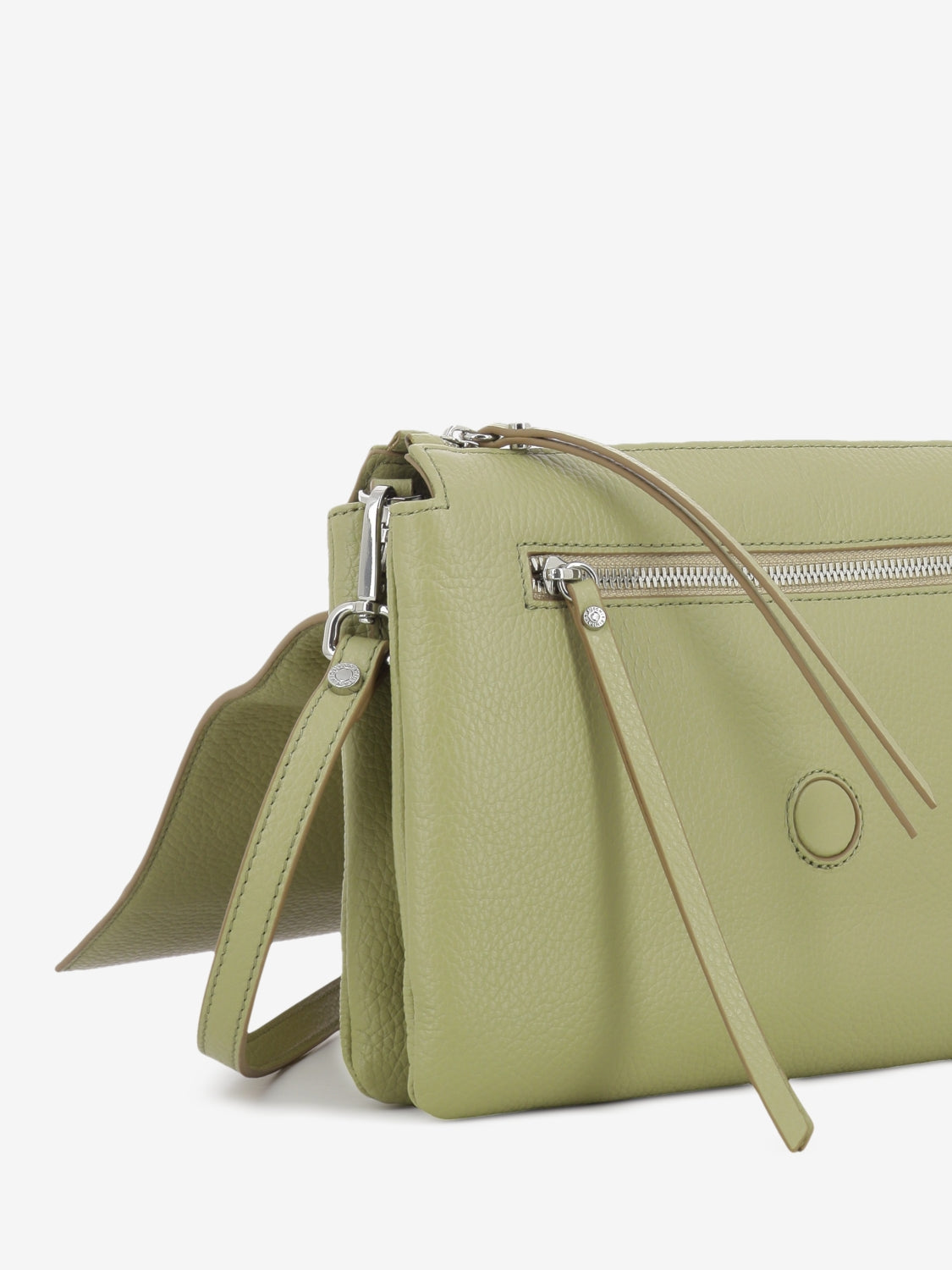 Borsa in pelle Three verde