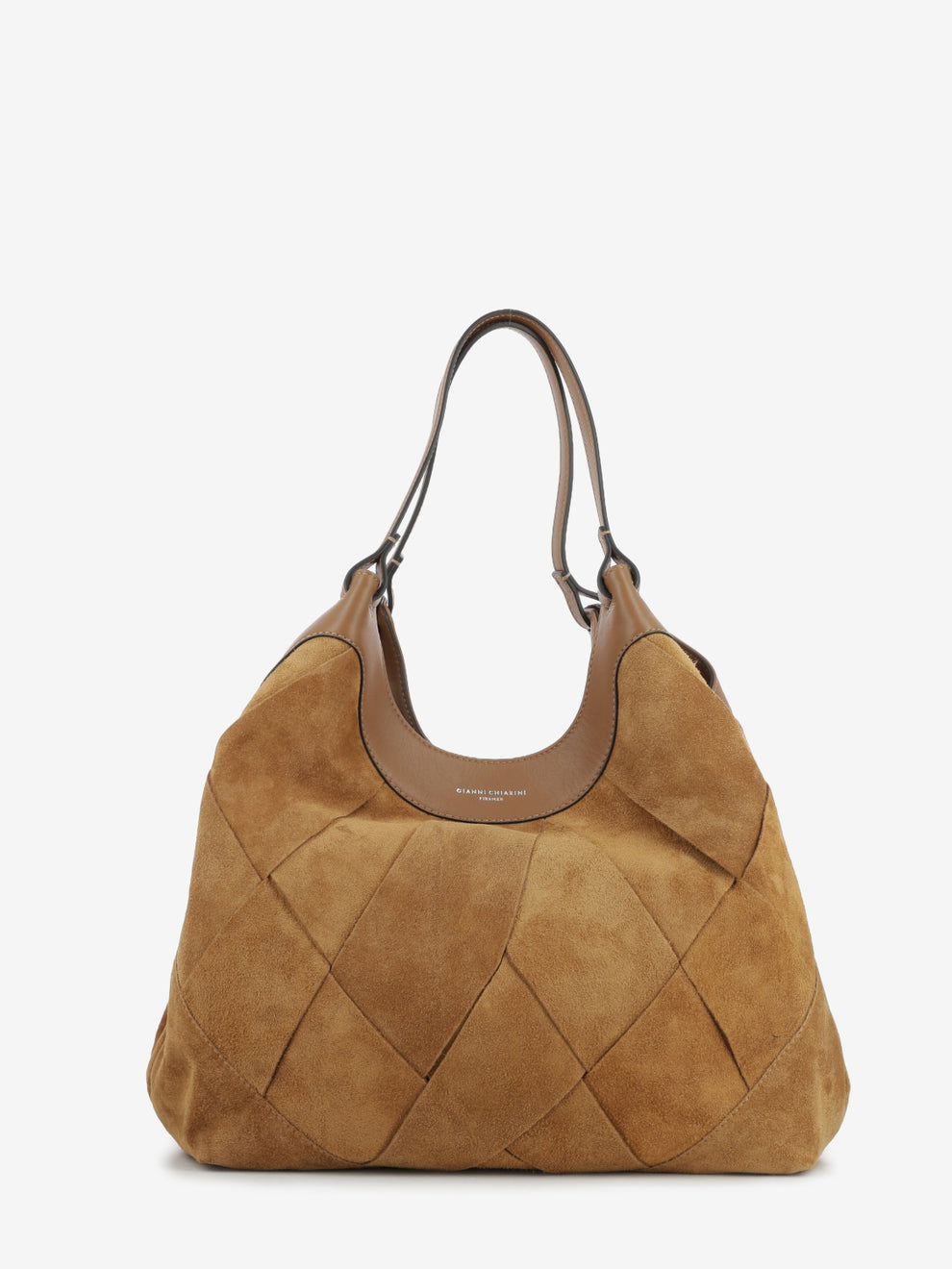 Borsa in suede Dua caramel