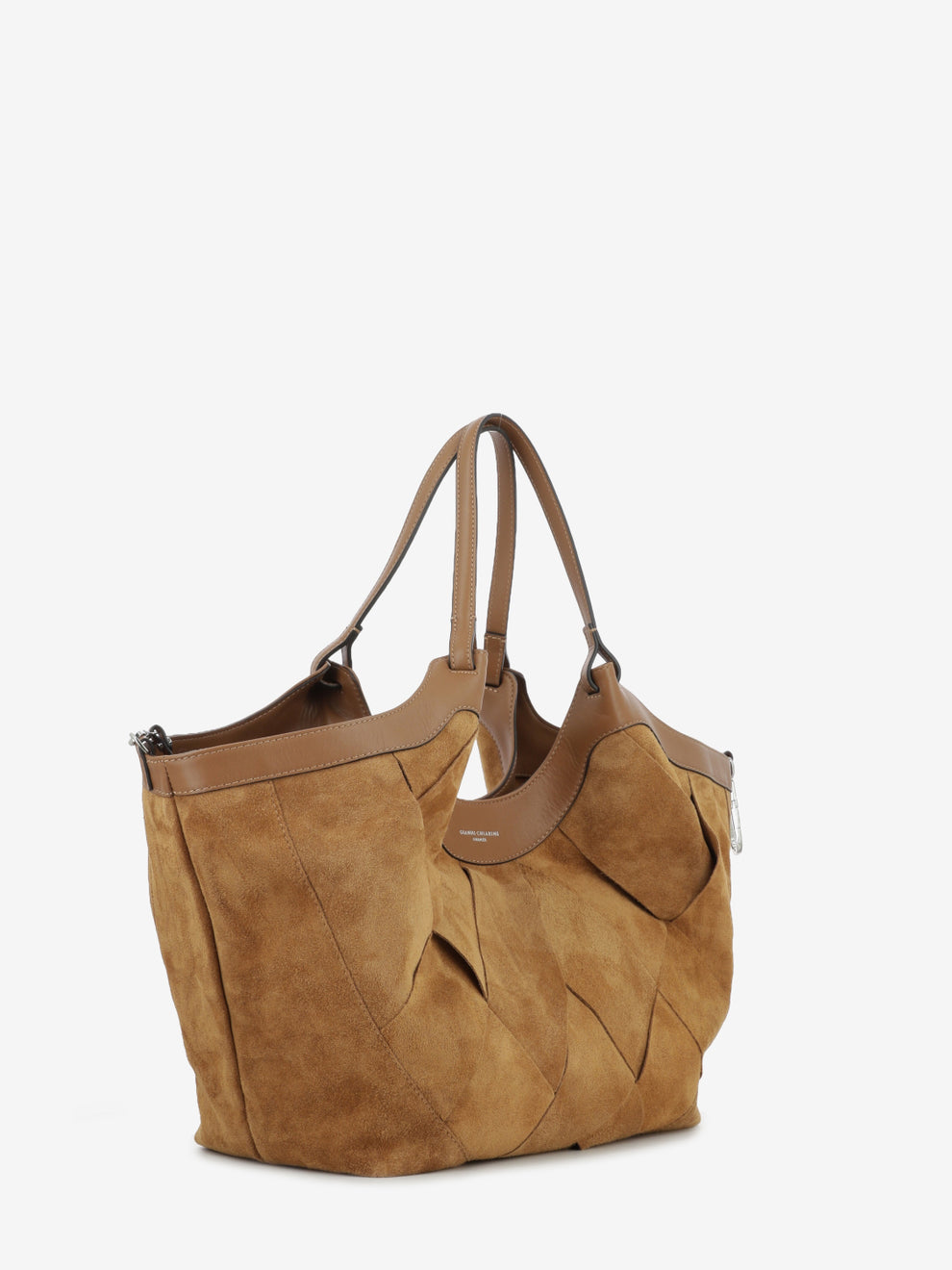 Borsa in suede Dua caramel