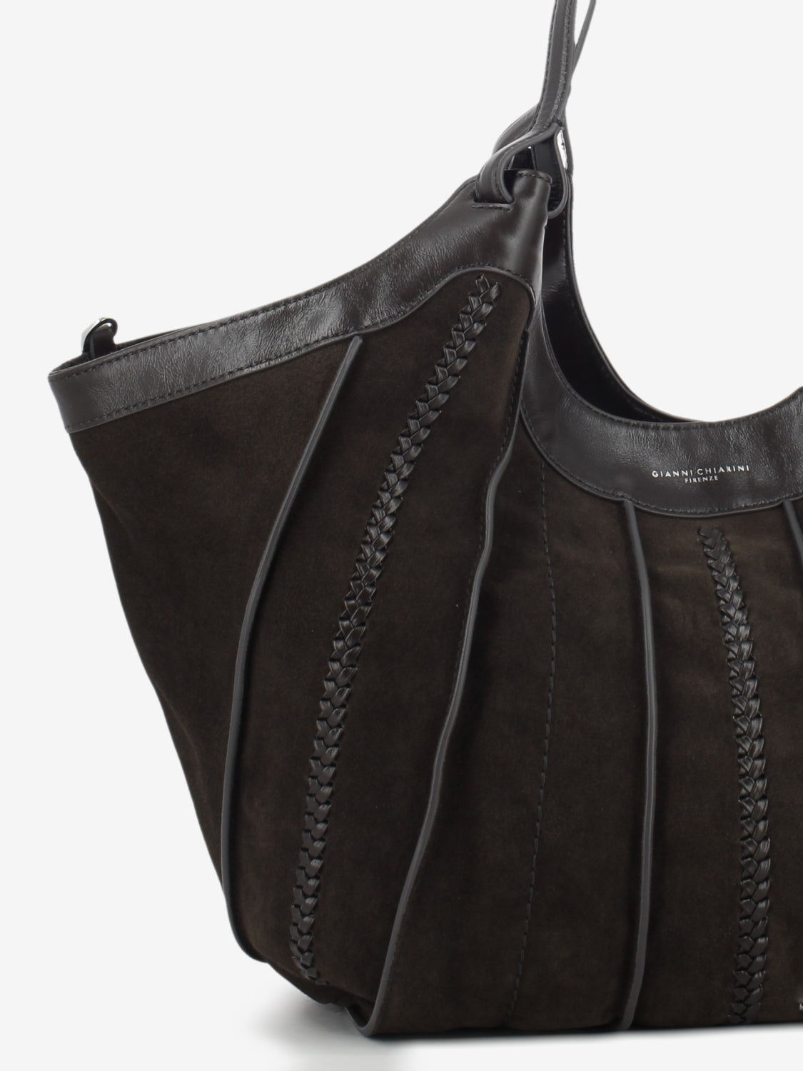 Borsa in suede Dua espresso