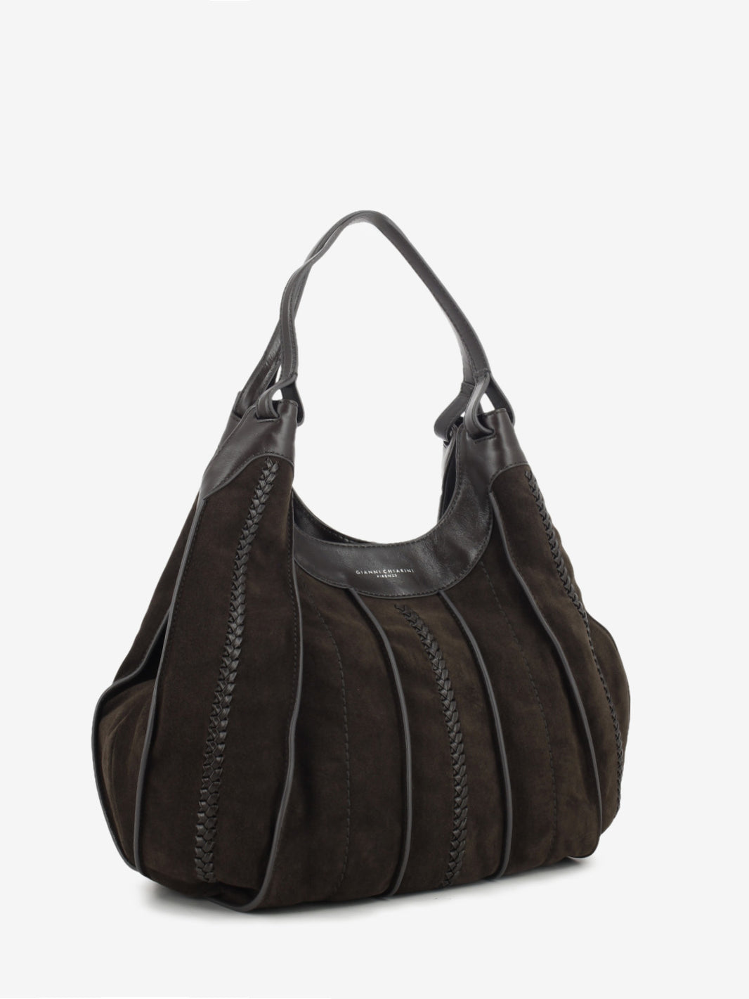 Borsa in suede Dua espresso