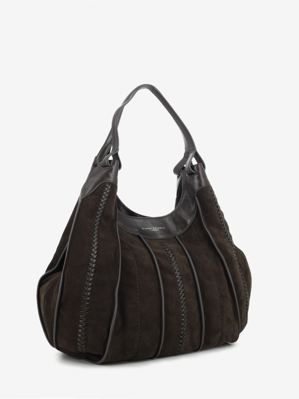 Borsa in suede Dua espresso