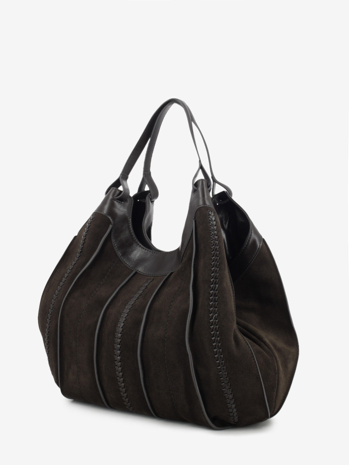 Borsa in suede Dua espresso
