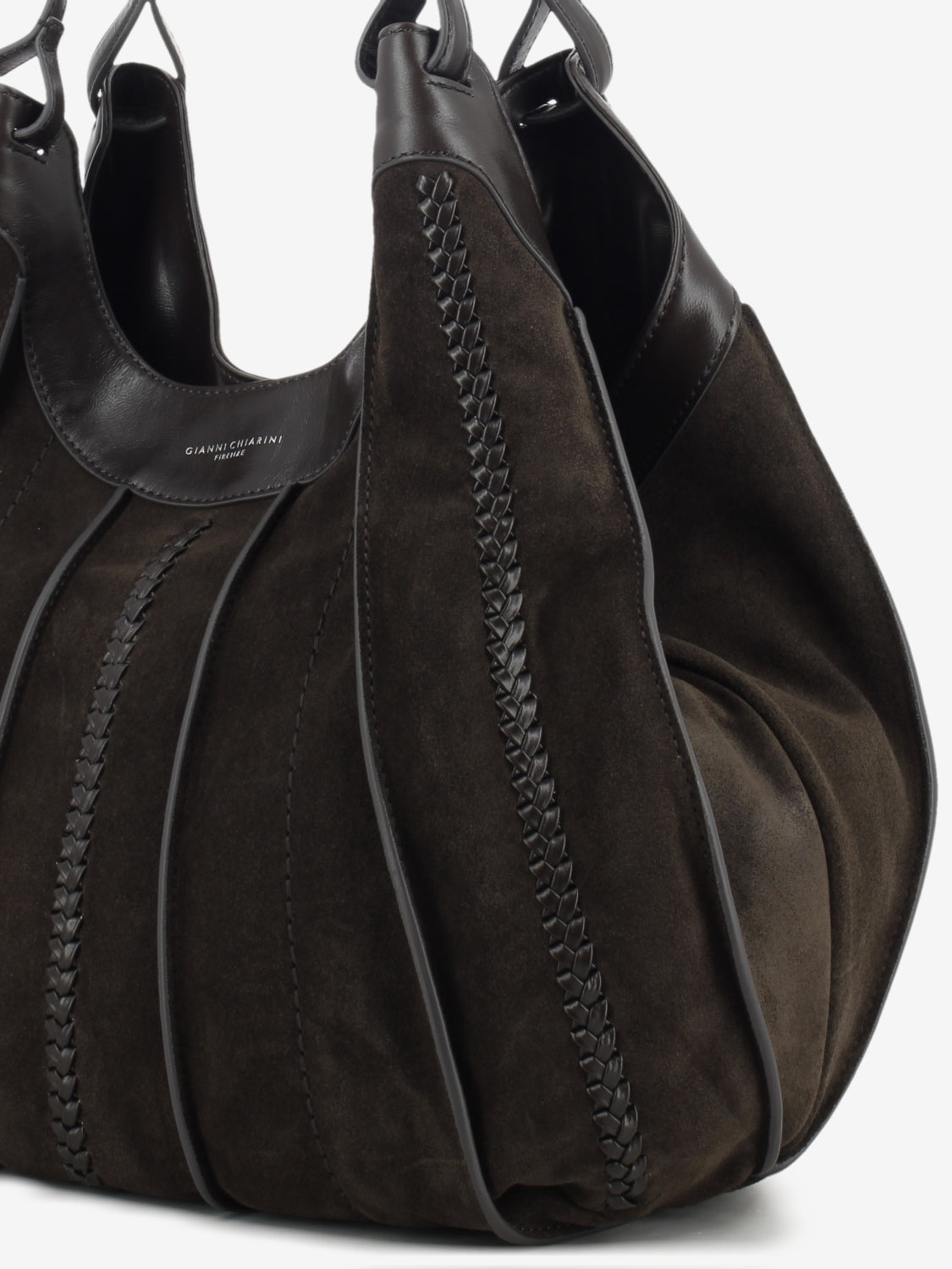 Borsa in suede Dua espresso