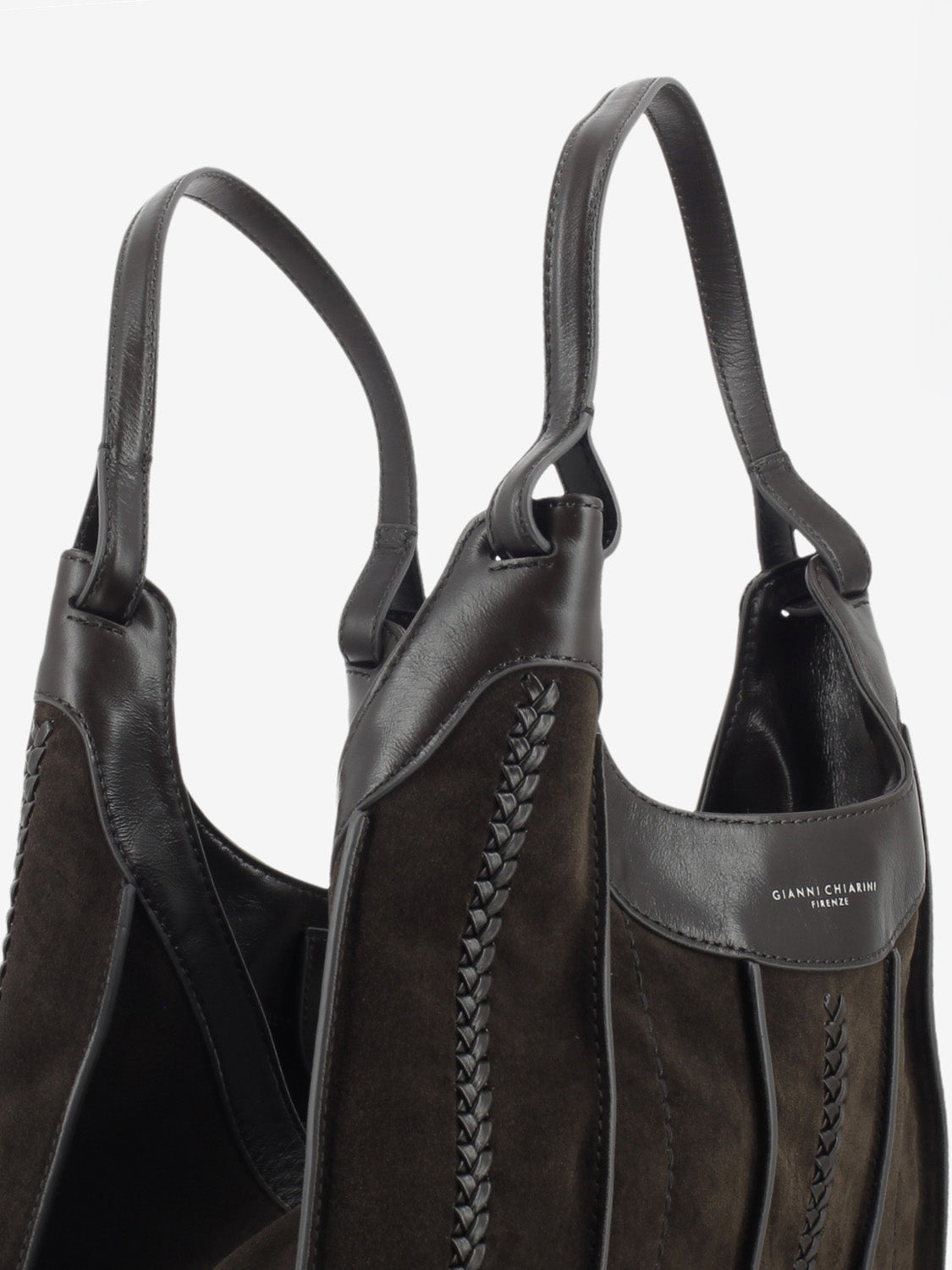 Borsa in suede Dua espresso