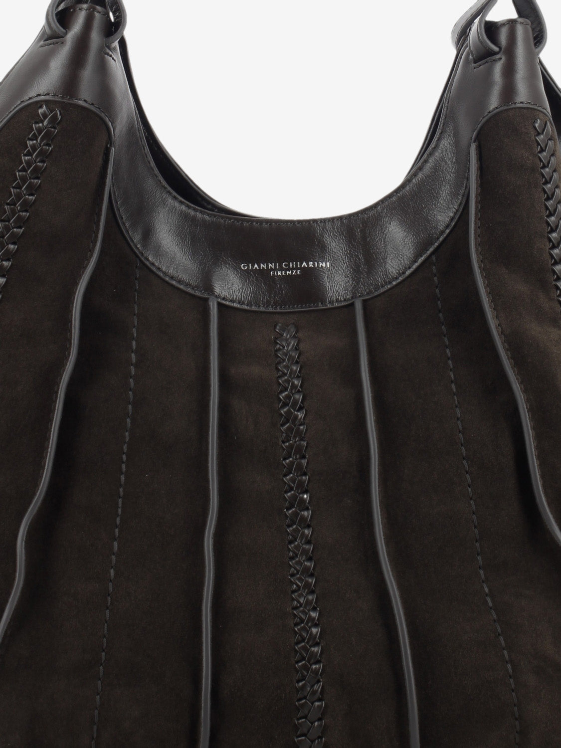 Borsa in suede Dua espresso