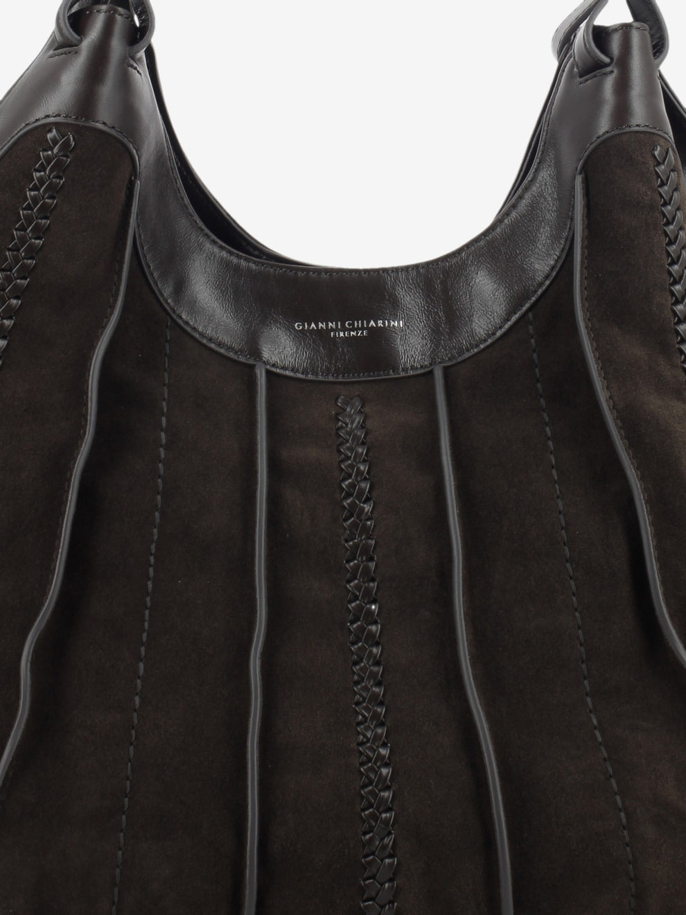 Borsa in suede Dua espresso
